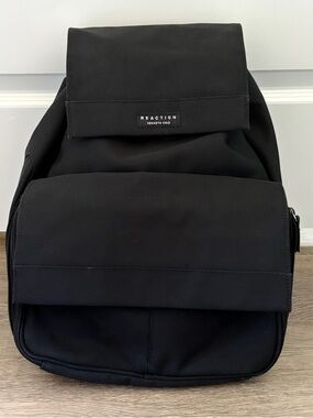 Kenneth Cole Reaction Black Large Nylon Backpack